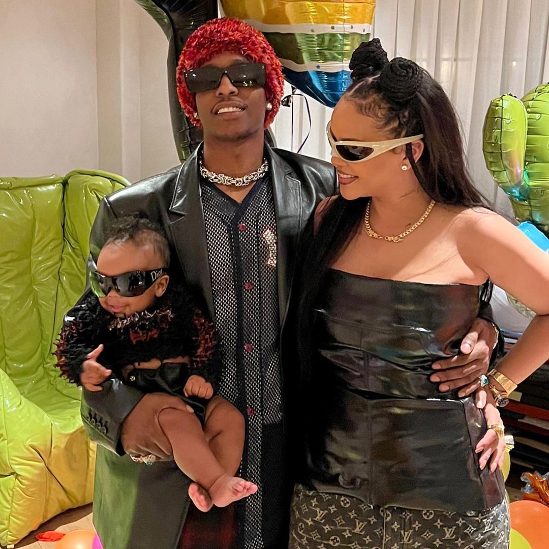Rihanna and A$AP Rocky Celebrate Son RZA’s First Birthday With Adorable Family Photos – E! Online